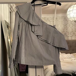Club Monaco Off the Shoulder Blouse - Size 0